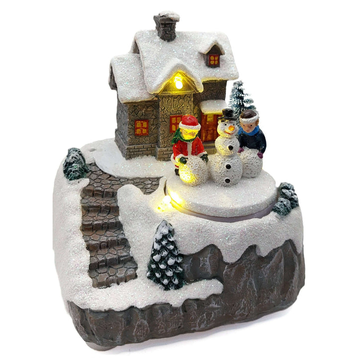 Snowy House. Christmas Village Wizardi F07-N1-12-2704B