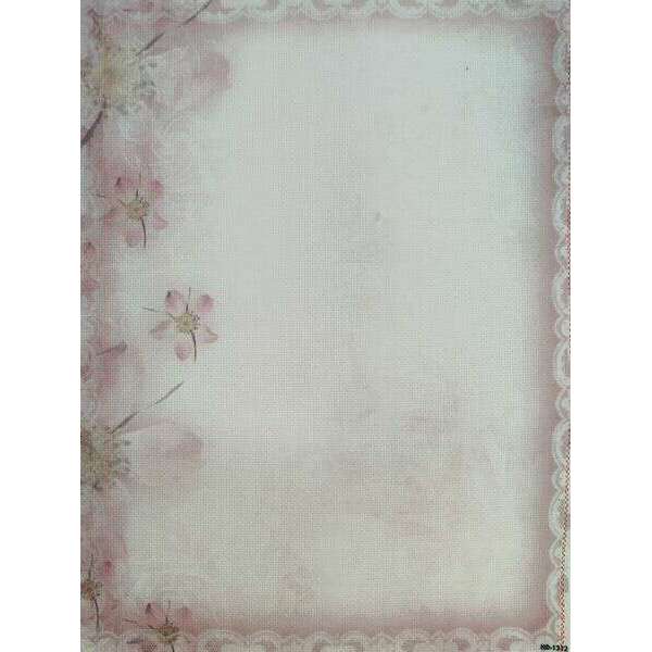 Soft Embrace Designer Printed AIDA Fabric. Canvas for embroidery with an applied background  KF-1312A