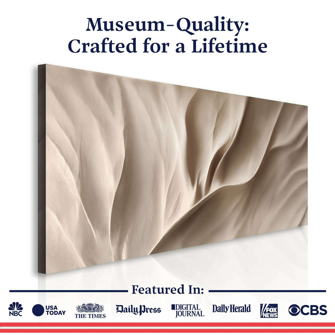 Soft Waves of Elegance Wall Art
