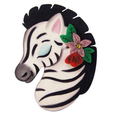 Solidarity Zebra Brooch by LaliBlue - Quirks!