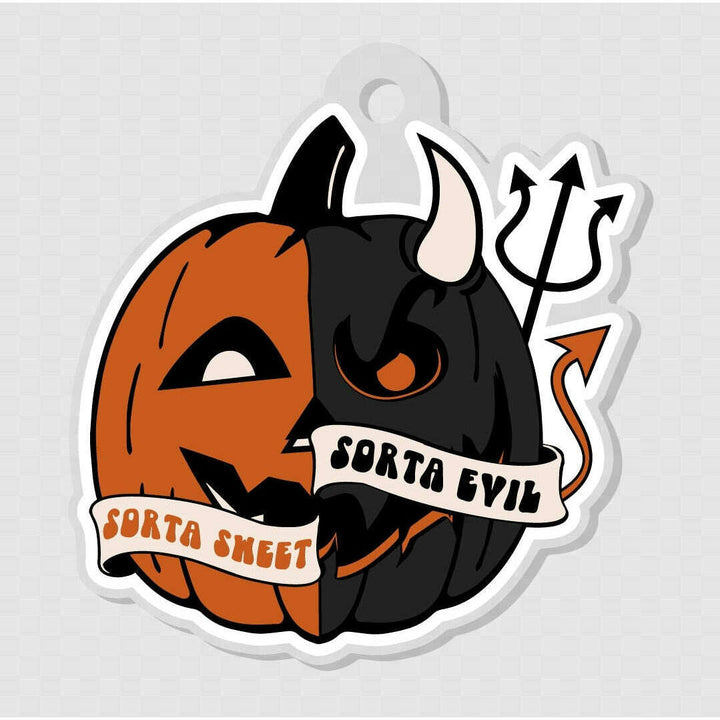 Sorta Sweet Sorta Evil - Keychain