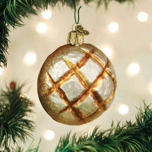 Old World Christmas Sourdough Bread Blown Glass Ornament