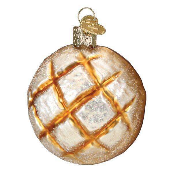 Old World Christmas Sourdough Bread Blown Glass Ornament