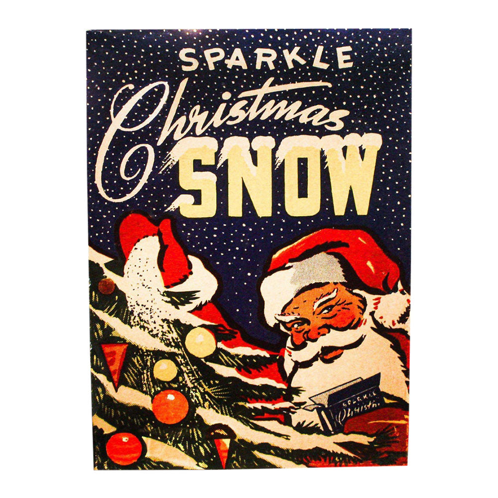 Sparkle Christmas Snow Box Art Wood Cutout by Sawmill Shop