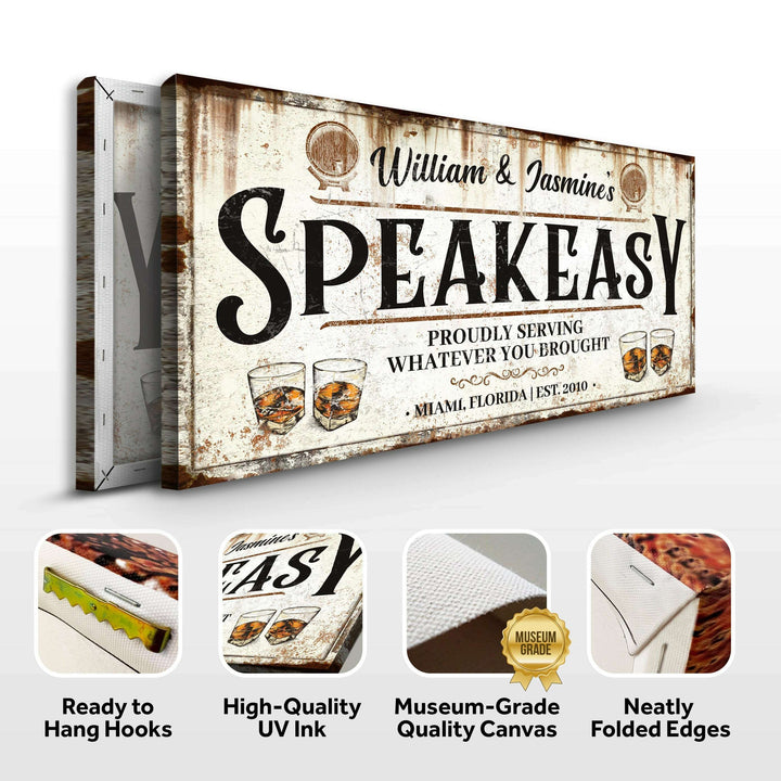 Speakeasy Sign V