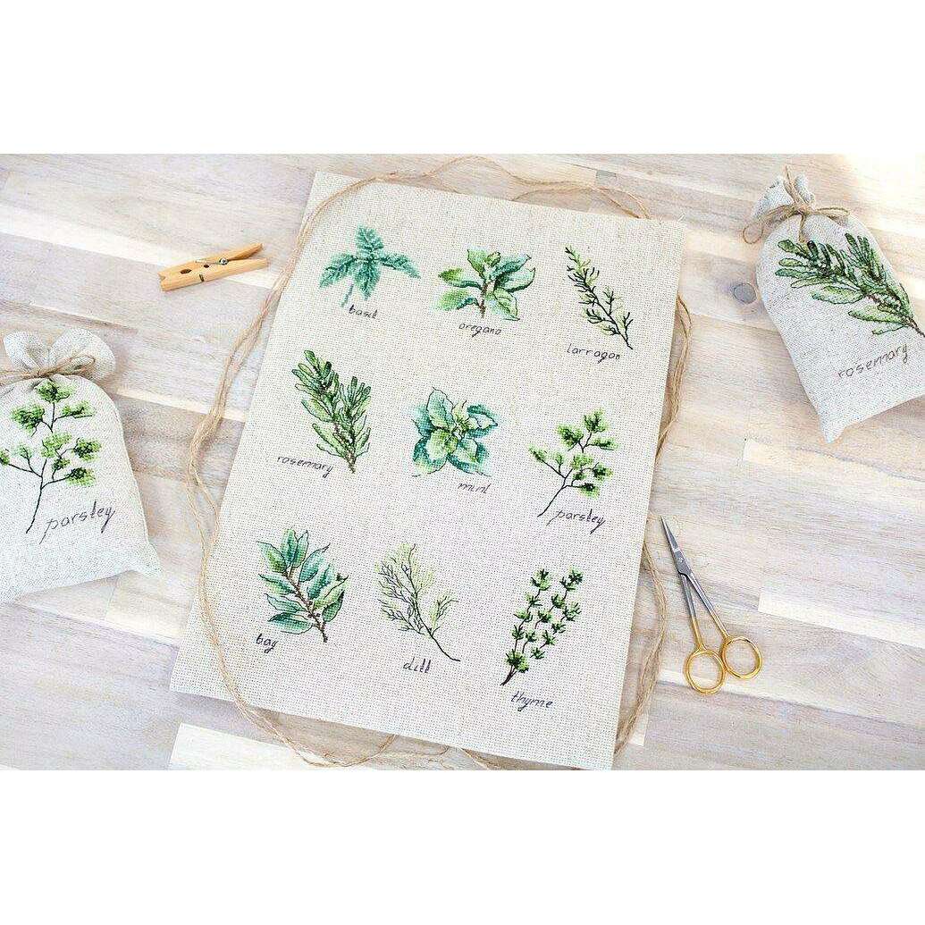 Spices and herbs B2346L Counted Cross-Stitch Kit