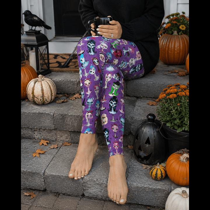 Spooky Dolls Leggings by Miss Fluff x Lipstick & Chrome