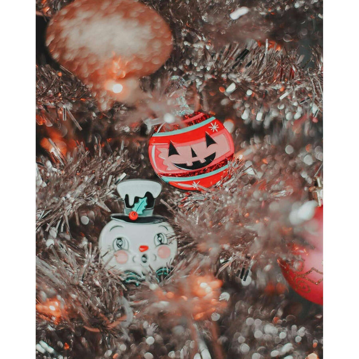Spooky Frosty Spookmas Mini Brooch by Lipstick & Chrome x Johanna Parker