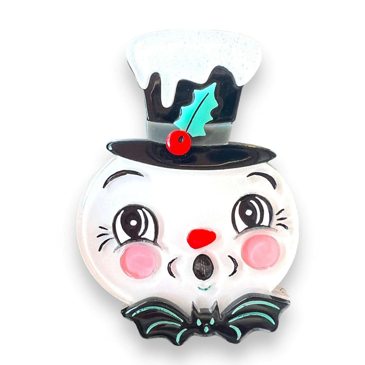 Spooky Frosty Spookmas Mini Brooch by Lipstick & Chrome x Johanna Parker