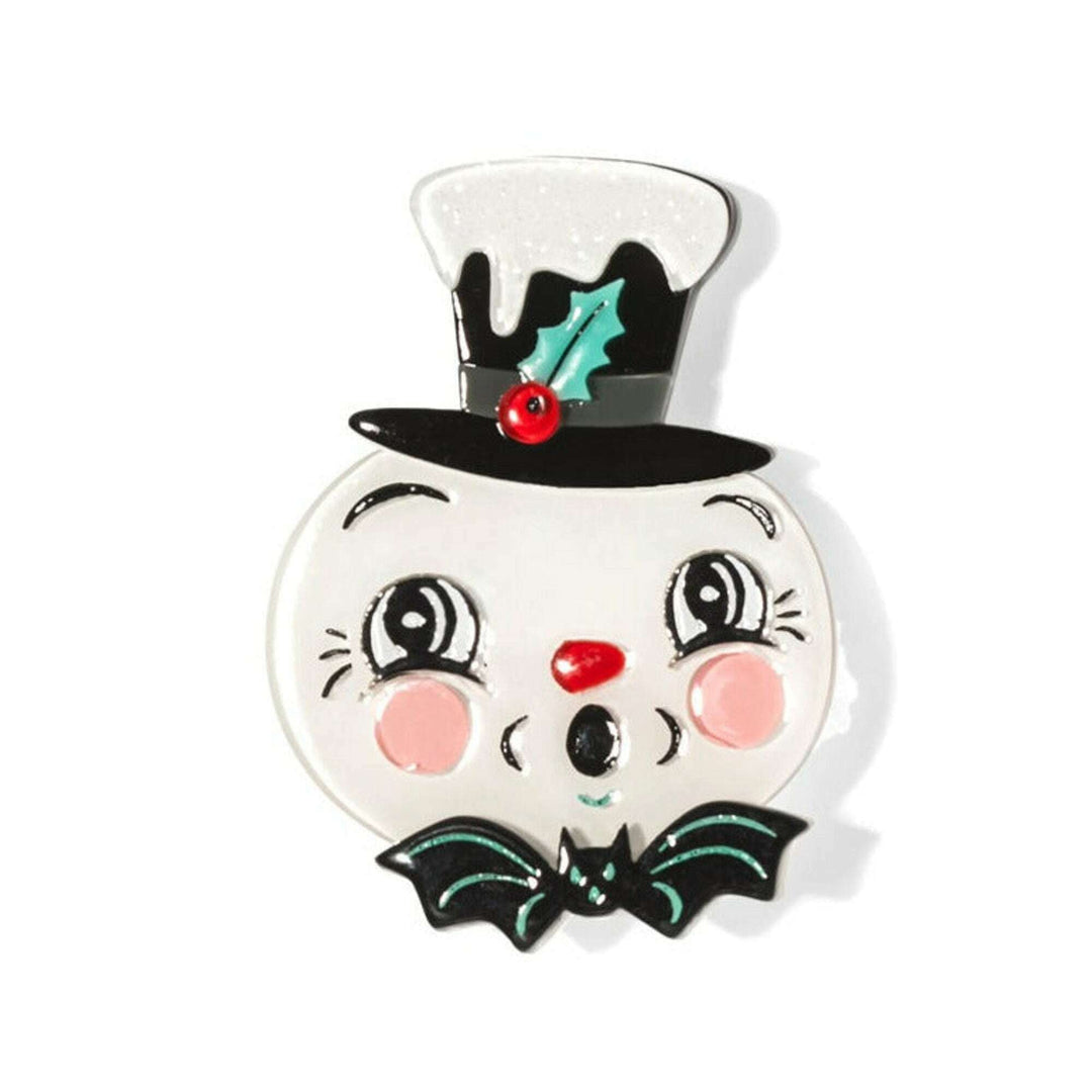 Spooky Frosty Spookmas Mini Brooch by Lipstick & Chrome