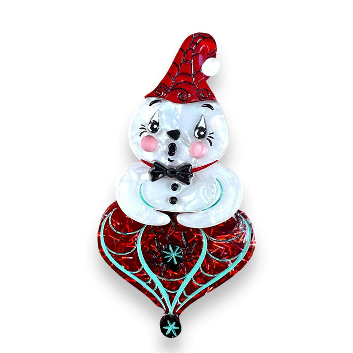 Spooky Ghostie Spookmas Brooch by Lipstick & Chrome x Johanna Parker