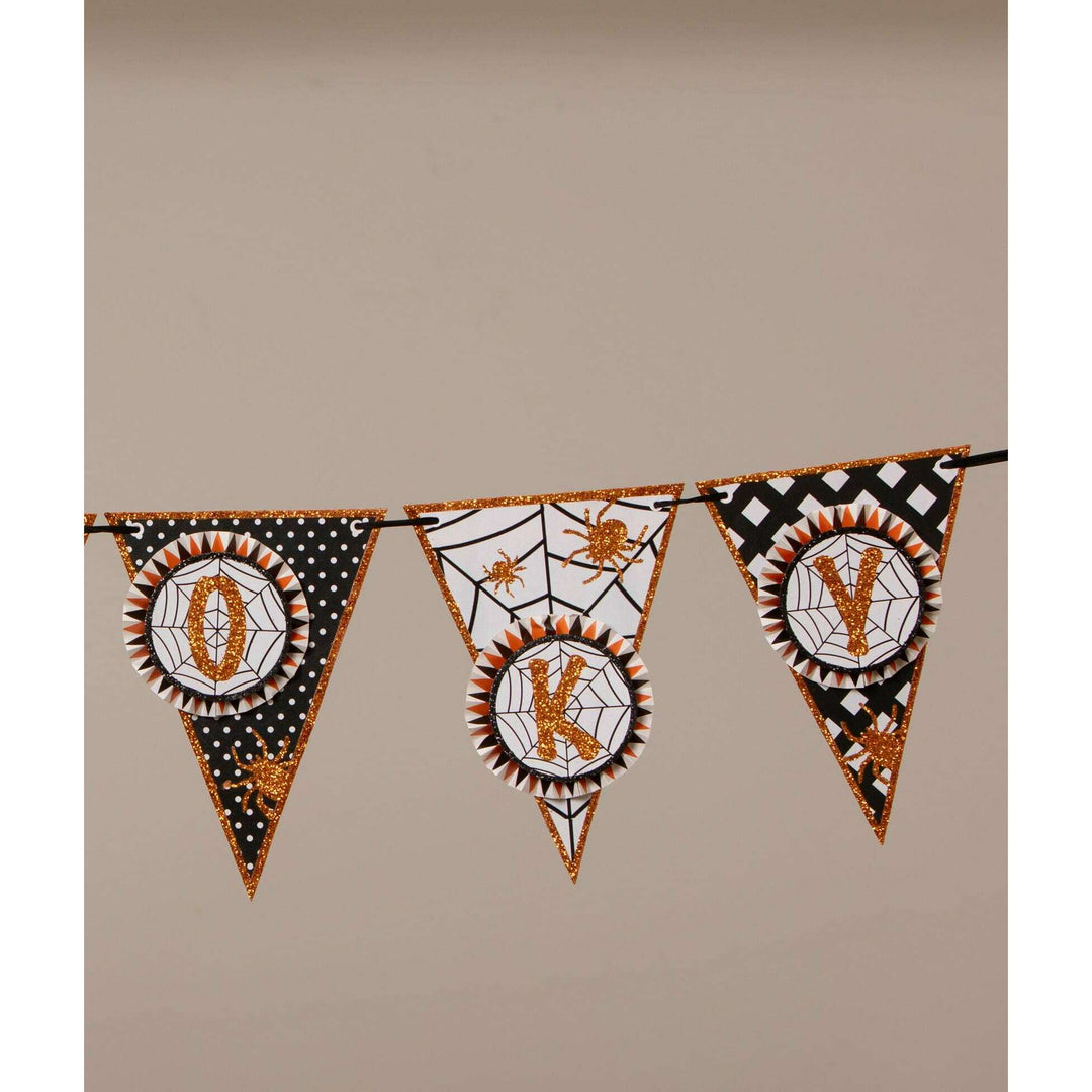 Spooky Spider Garland by Bethany Lowe Designs, image 3