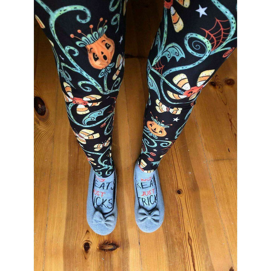 Spooky Sweet Garden (Johanna Parker Exclusive) - High-quality Handcrafted Vibrant Leggings