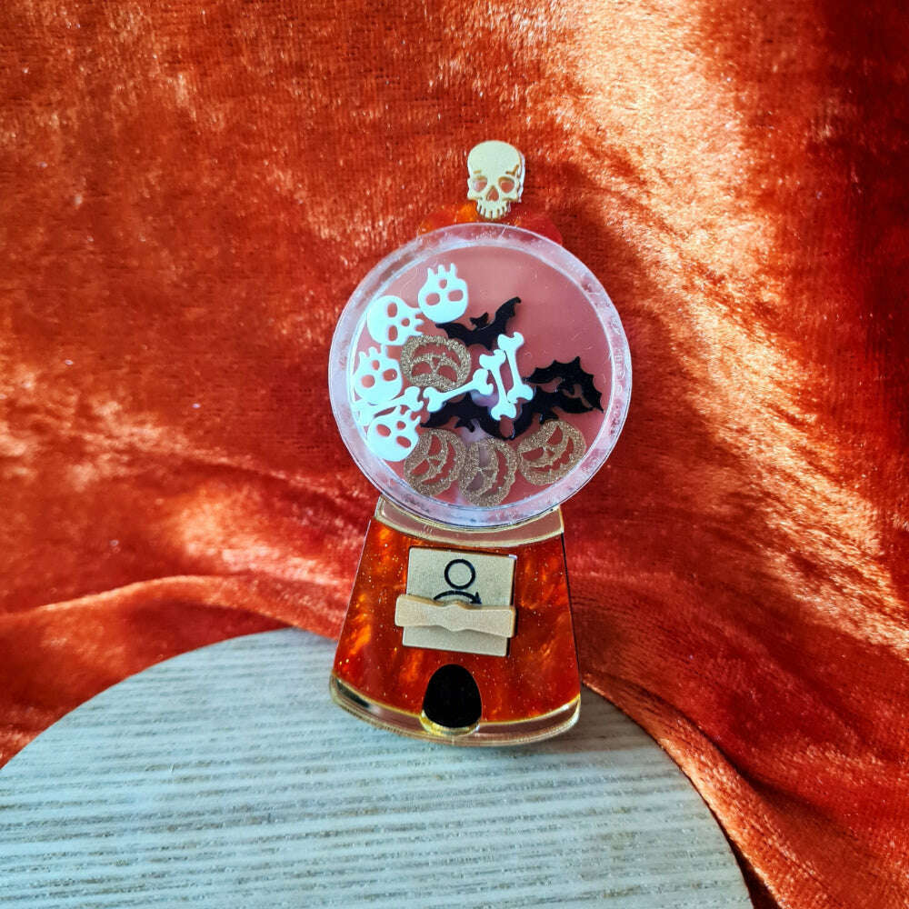 Spooky Sweet Gumball Machine Necklace by Cherryloco Jewellery  1