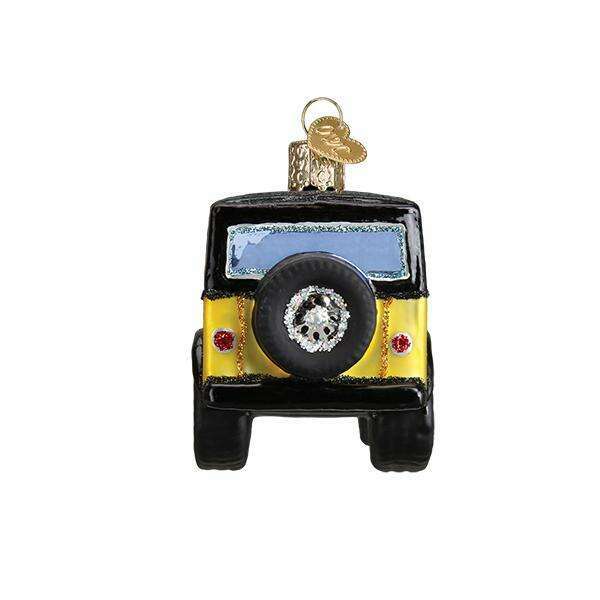 Old World Christmas Sport Utility Vehicle Blown Glass Ornament