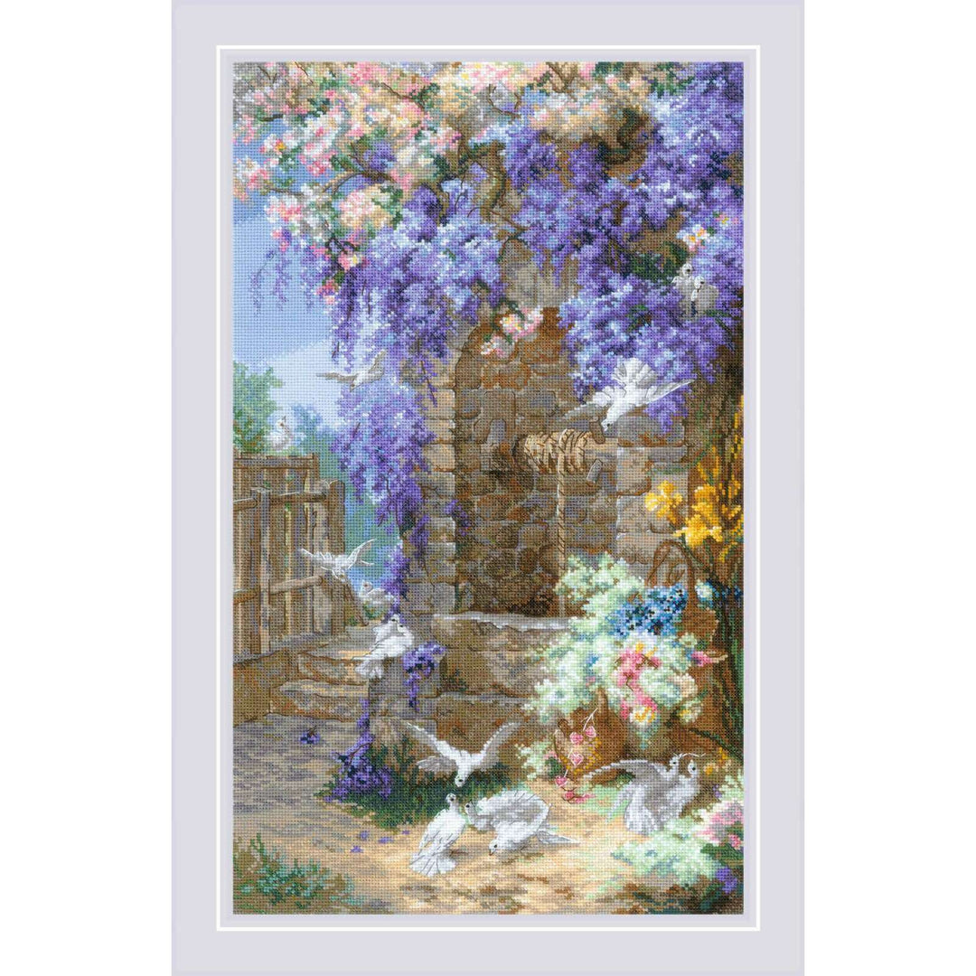 Spring after E. Bidou's painting R2279 Counted Cross Stitch Kit