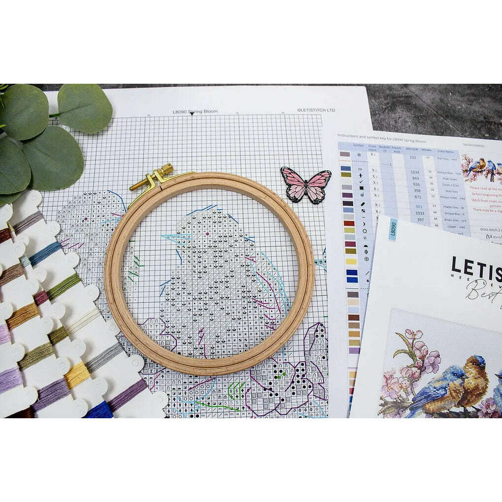 Spring Bloom L8090 Counted Cross Stitch Kit