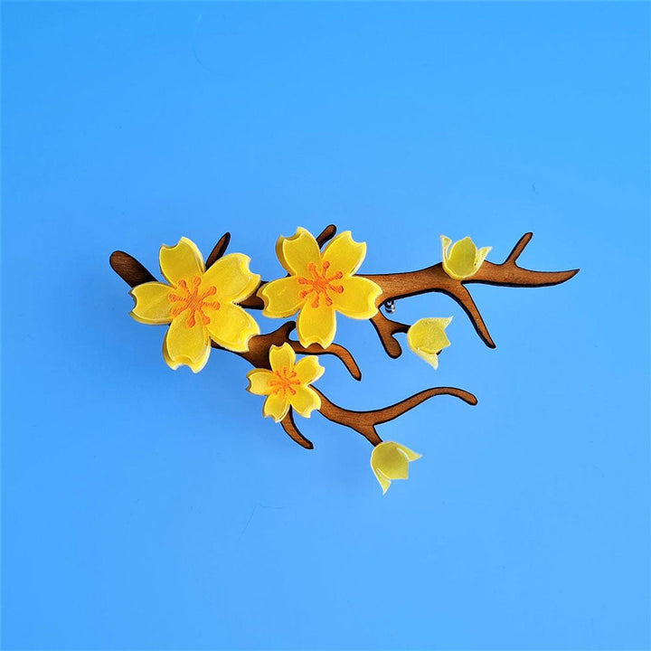 Spring Blossom Brooch by Cherryloco Jewellery 5