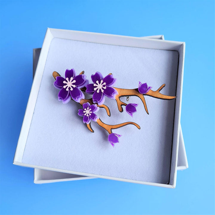 Spring Blossom Brooch by Cherryloco Jewellery 7