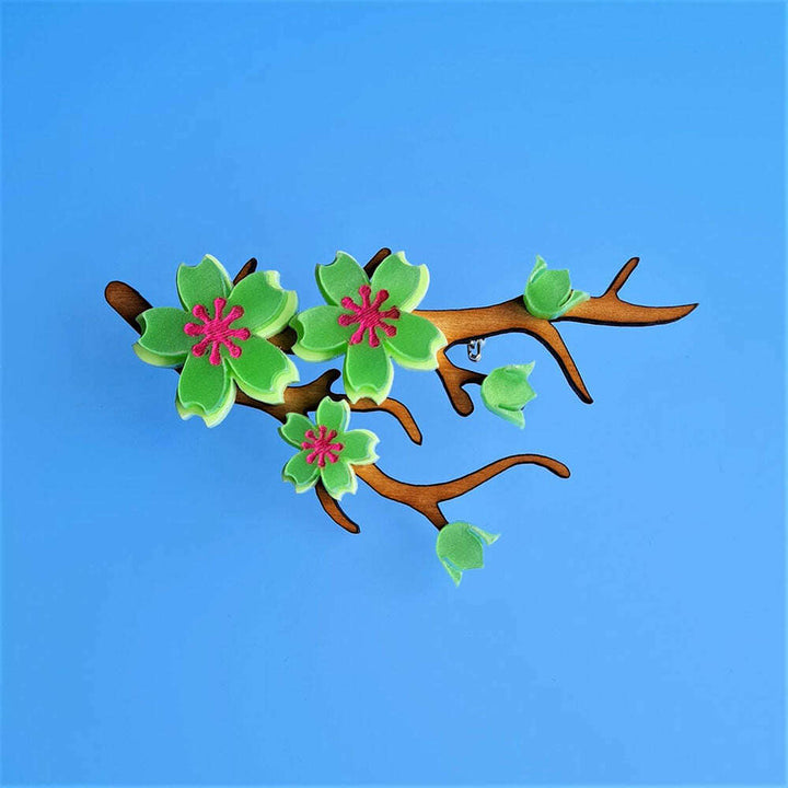 Spring Blossom Brooch by Cherryloco Jewellery 4