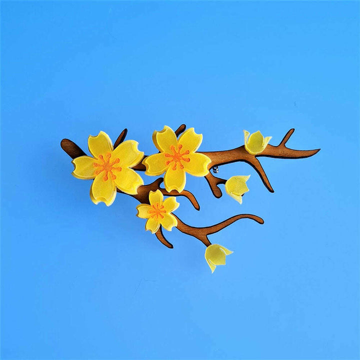 Spring Blossom Brooch by Cherryloco Jewellery 5