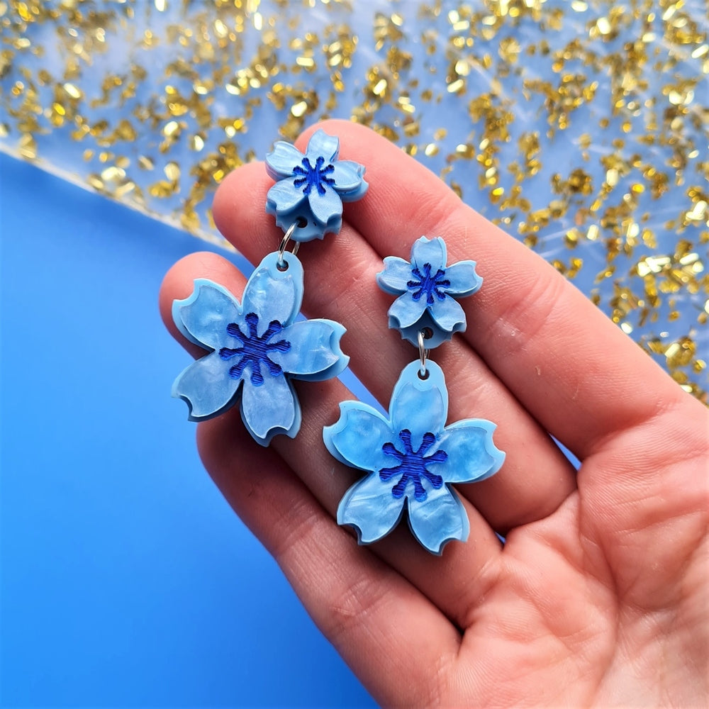 Spring Blossom Earrings by Cherryloco Jewellery 3