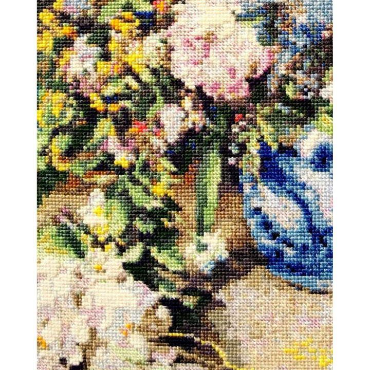Spring Bouquet after P. A. Renoir's Painting R2137 Counted Cross Stitch Kit