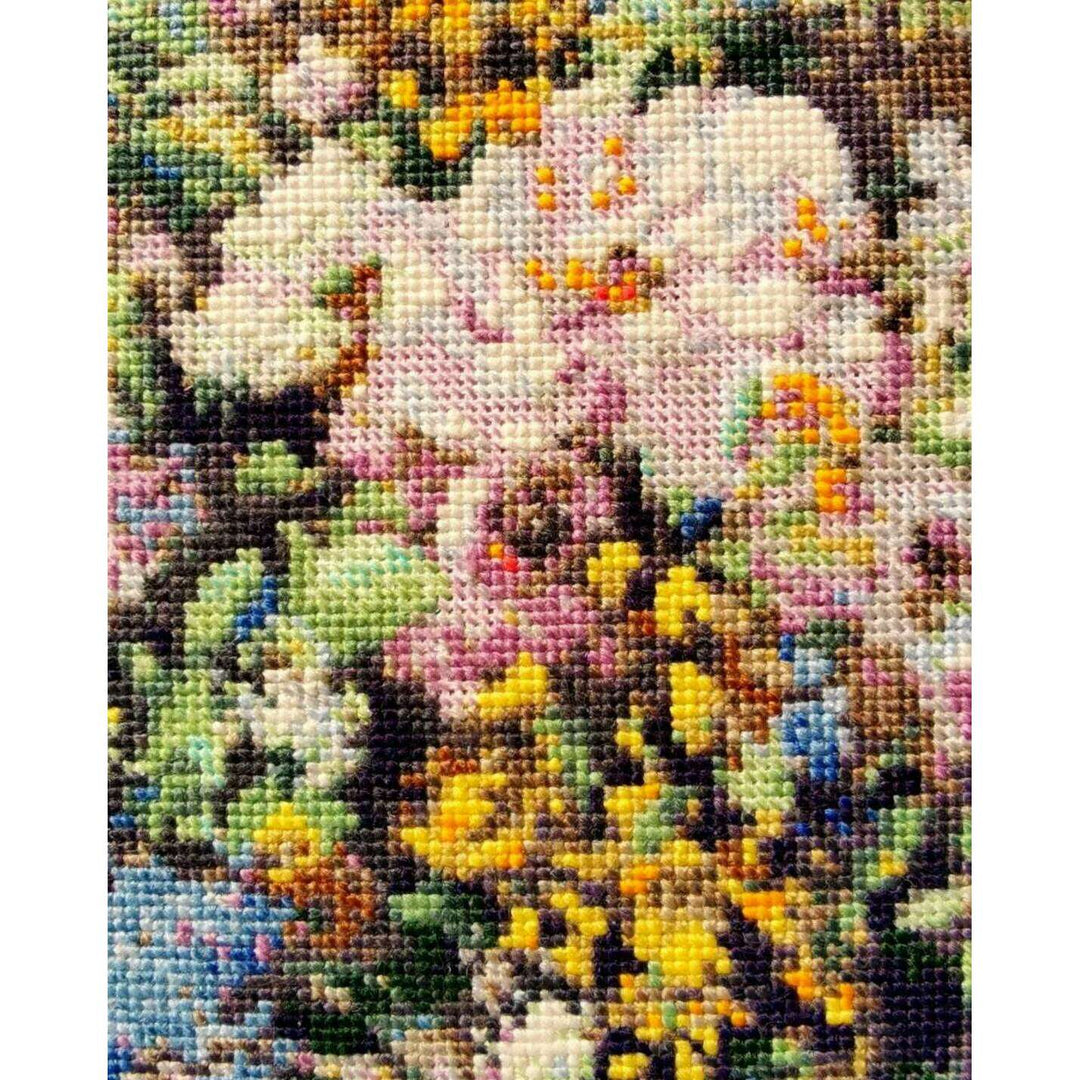 Spring Bouquet after P. A. Renoir's Painting R2137 Counted Cross Stitch Kit