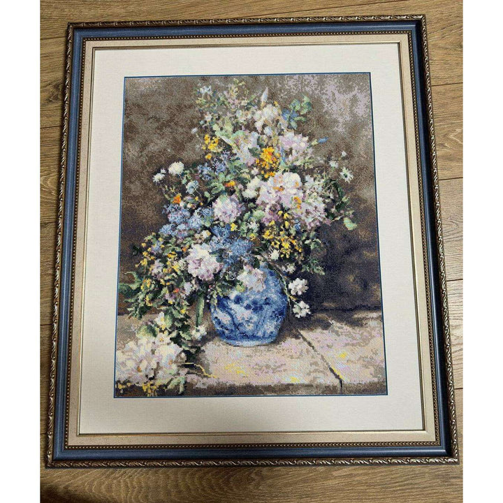 Spring Bouquet after P. A. Renoir's Painting R2137 Counted Cross Stitch Kit