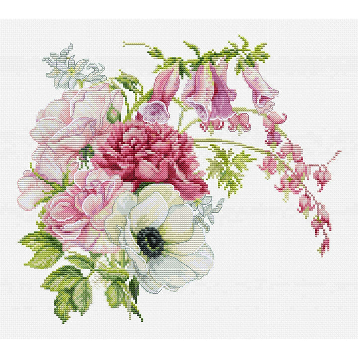 Spring Bouquet B7018L Counted Cross-Stitch Kit