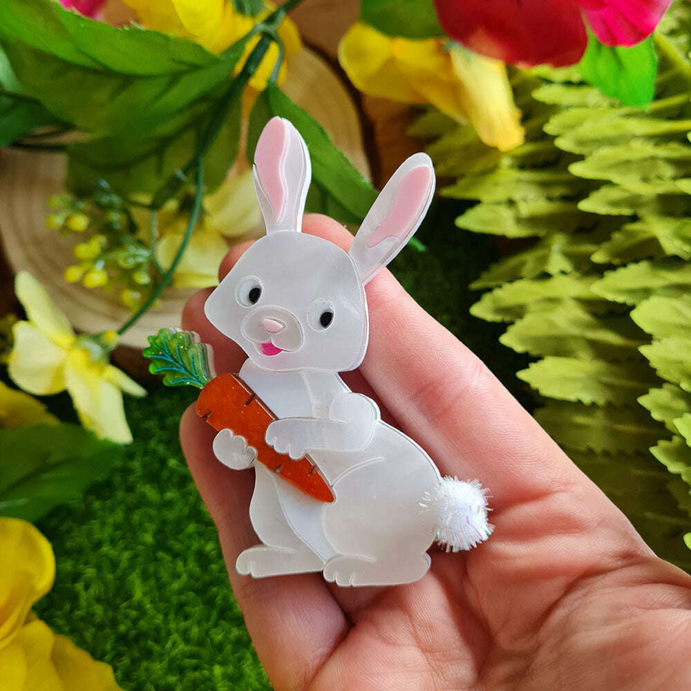Spring Bunny Necklace by Cherryloco Jewellery - 3735 3