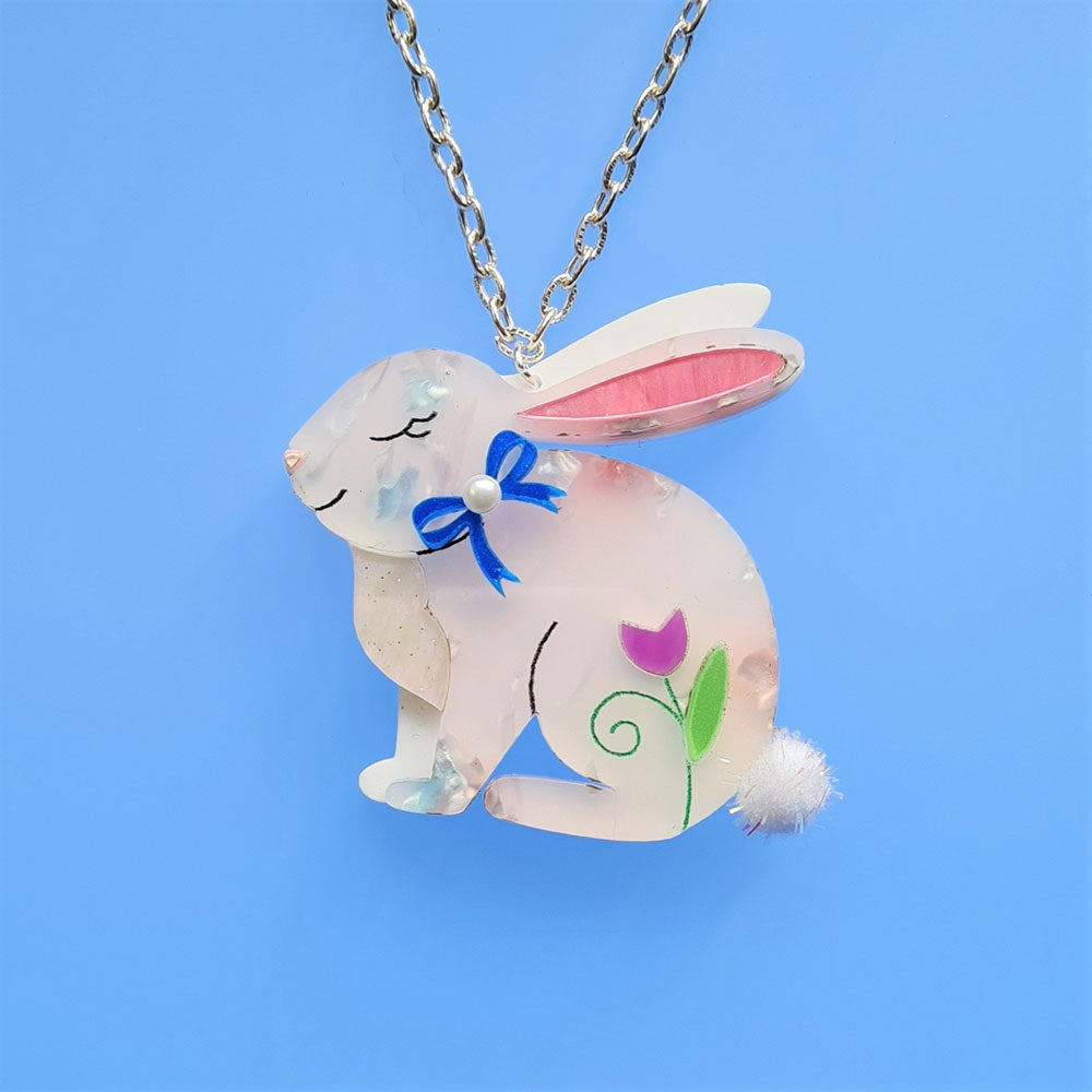 Spring Bunny Necklace by Cherryloco Jewellery 6