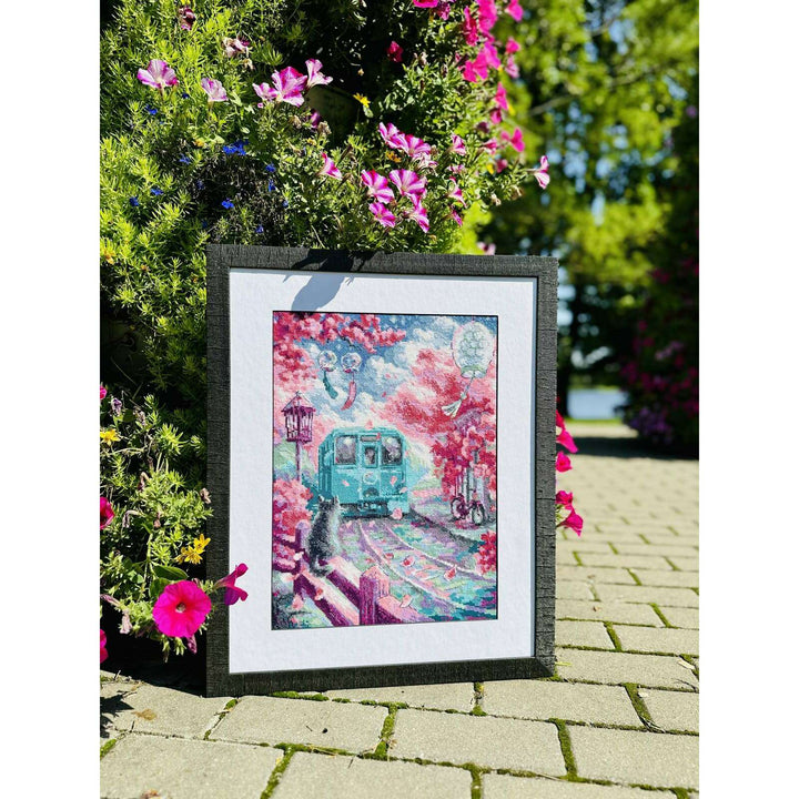 Spring Express R2233 Counted Cross Stitch Kit