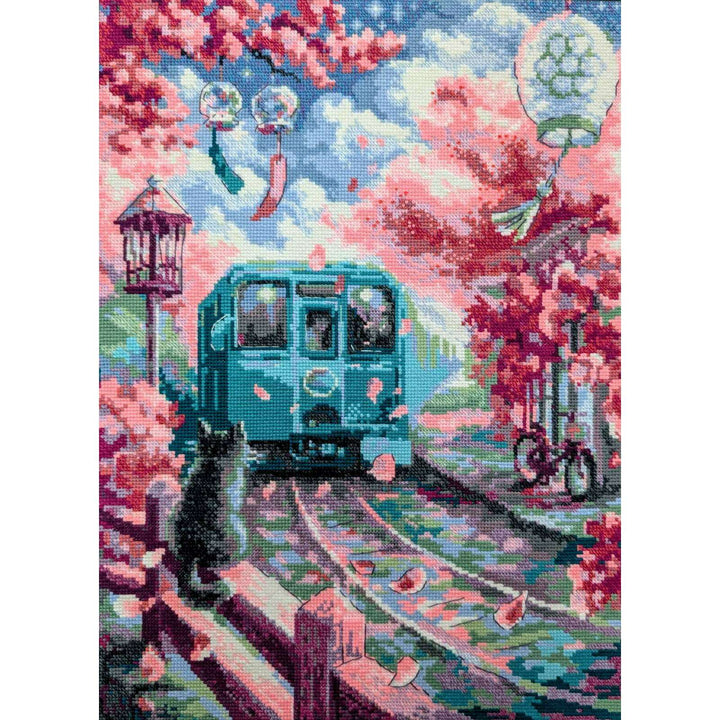 Spring Express R2233 Counted Cross Stitch Kit