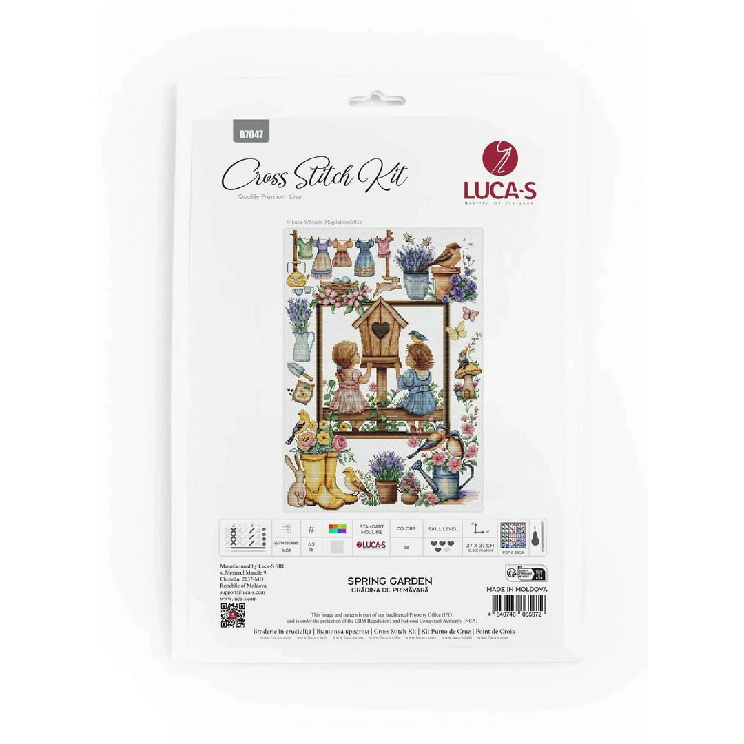 Spring Garden B7047L Counted Cross-Stitch Kit