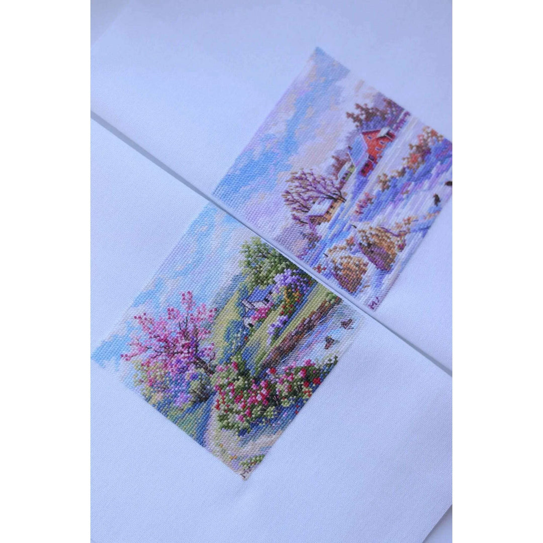 Spring K-268A Counted Cross-Stitch Kit