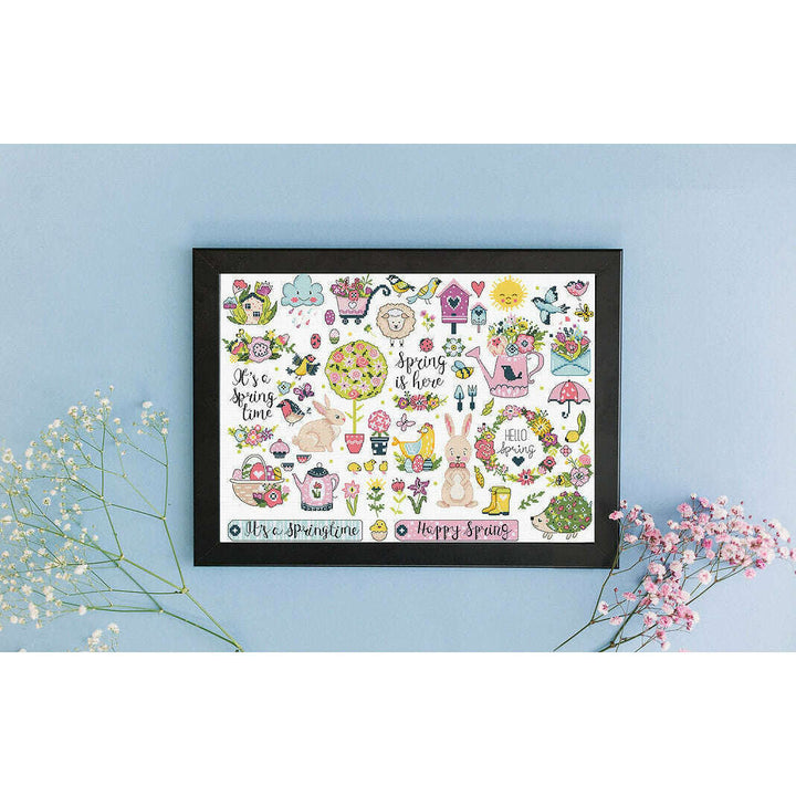 Spring Sampler L9937 Counted Cross Stitch Kit