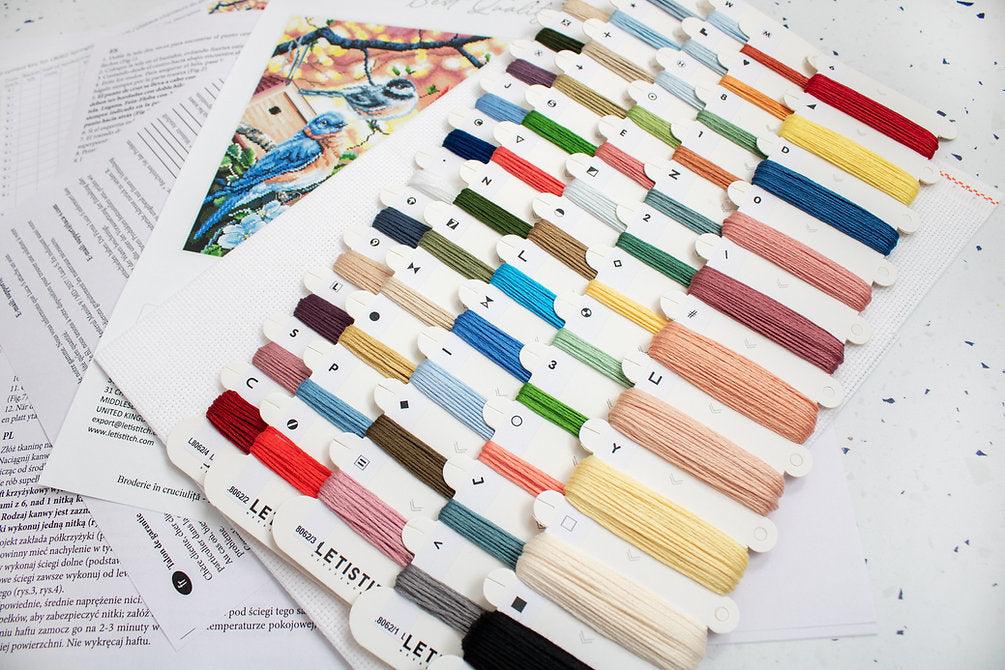 Springtime Songbirds L8062 Counted Cross Stitch Kit