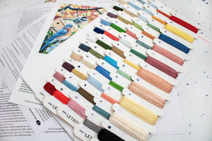 Springtime Songbirds L8062 Counted Cross Stitch Kit