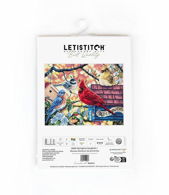 Springtime Songbirds L8062 Counted Cross Stitch Kit