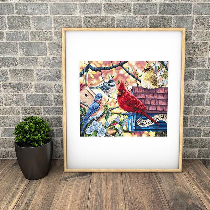 Springtime Songbirds L8062 Counted Cross Stitch Kit