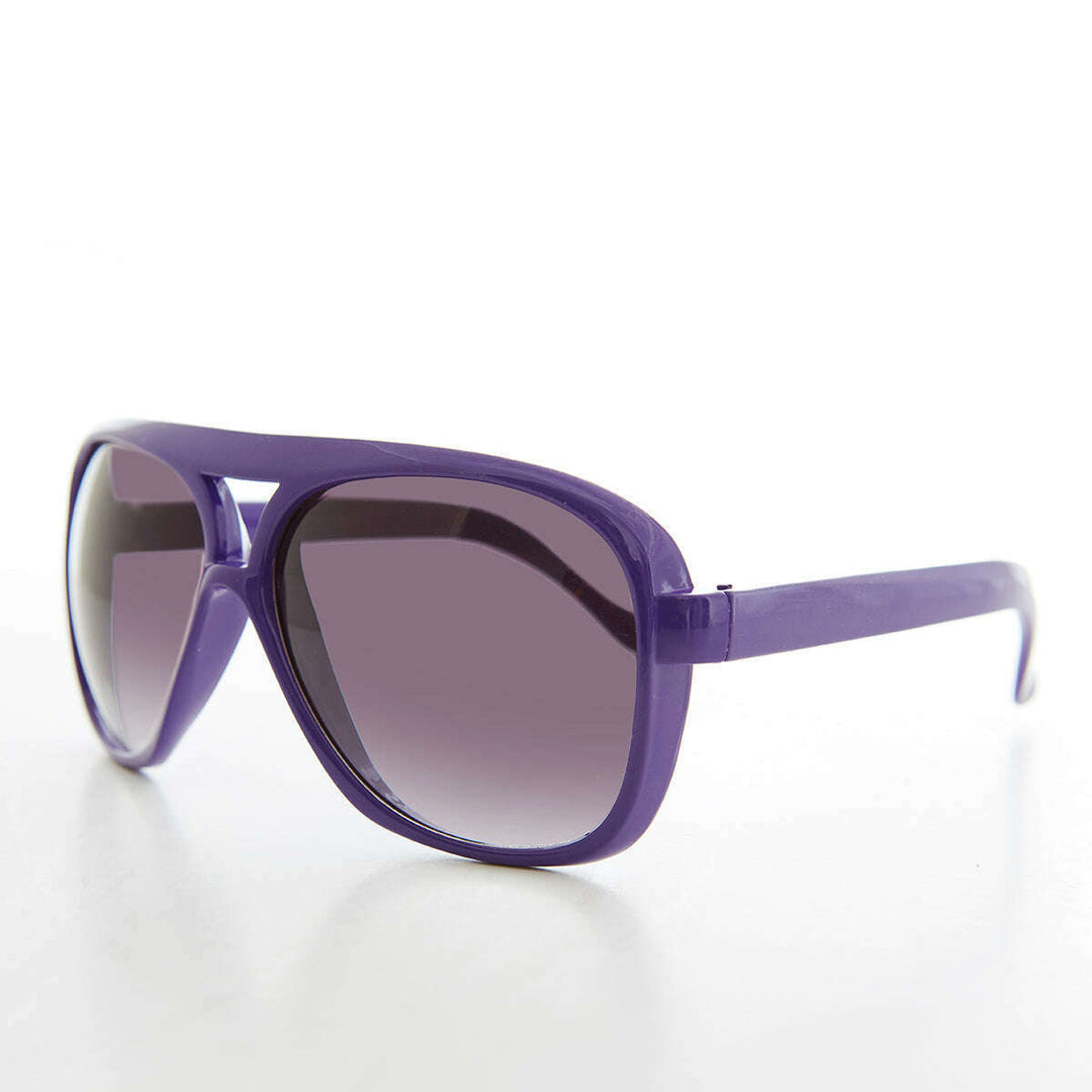 Square Colorful Aviator Deadstock Sunglasses - Wave