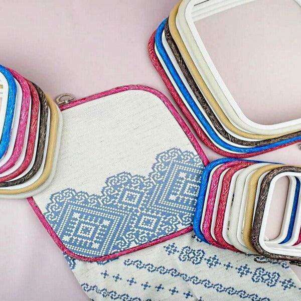 Square Flexi Hoop Nurge 230-12 Pink