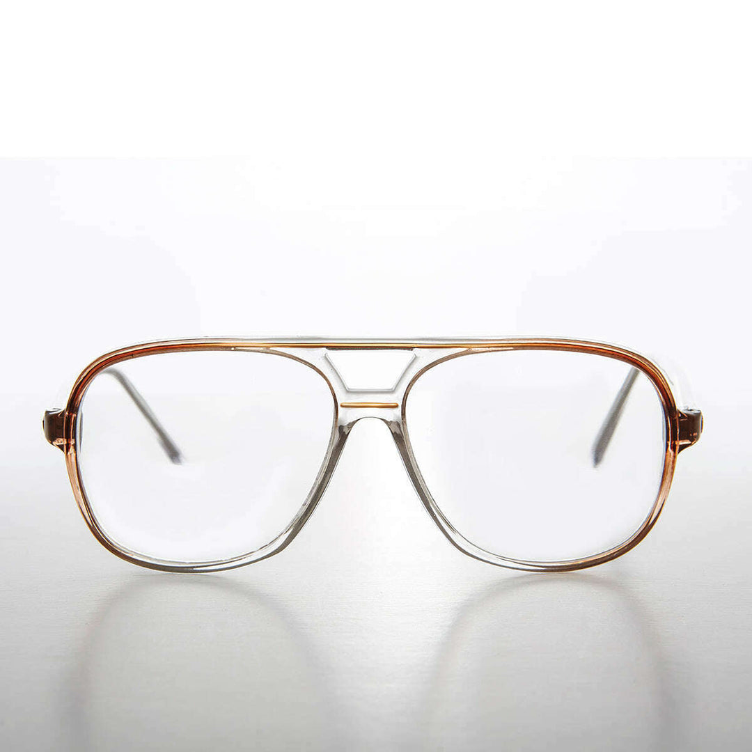 Square Retro Aviator Reading Glasses - Billy