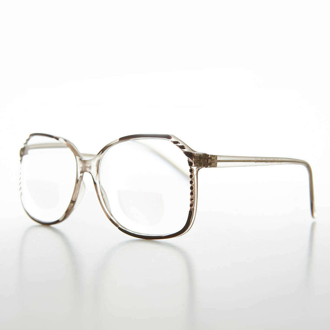 Square Retro Optical Quality Bifocal Reader - Wang