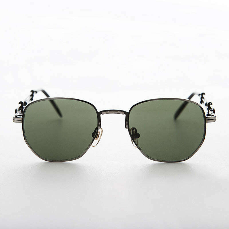 Square Vintage Sunglass with Industrial temples - Jagger