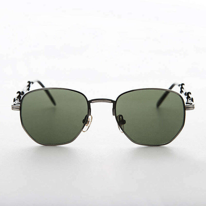 Square Vintage Sunglass with Industrial temples - Jagger