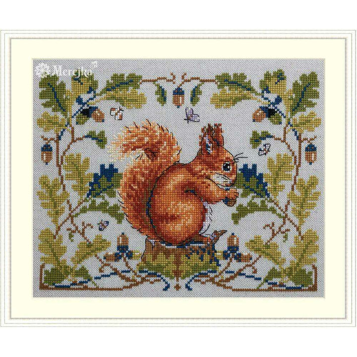 Squirrel K-146A Counted Cross-Stitch Kit