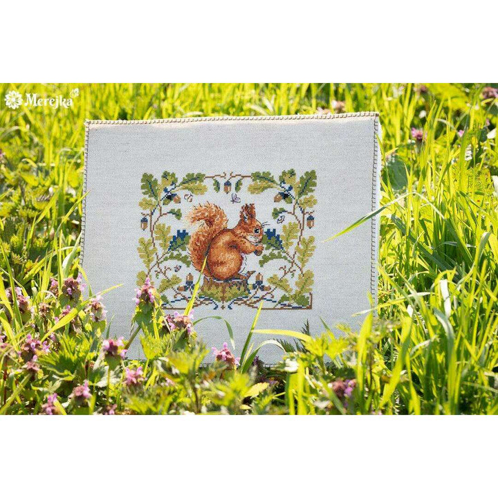 Squirrel K-146A Counted Cross-Stitch Kit