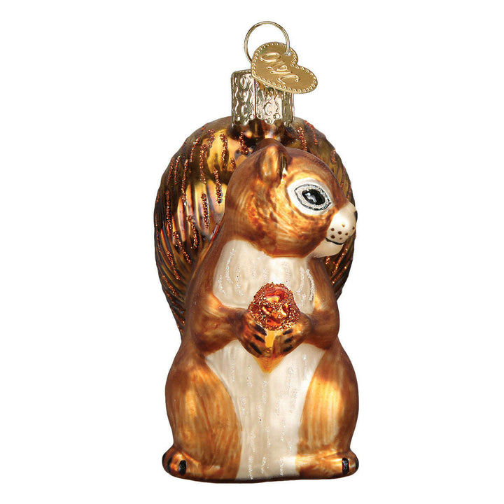 Old World Christmas Squirrel Blown Glass Ornament